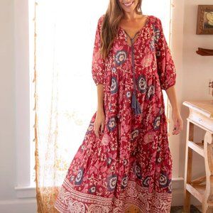 Natural Life Bohemian Maxi Dress- Size S